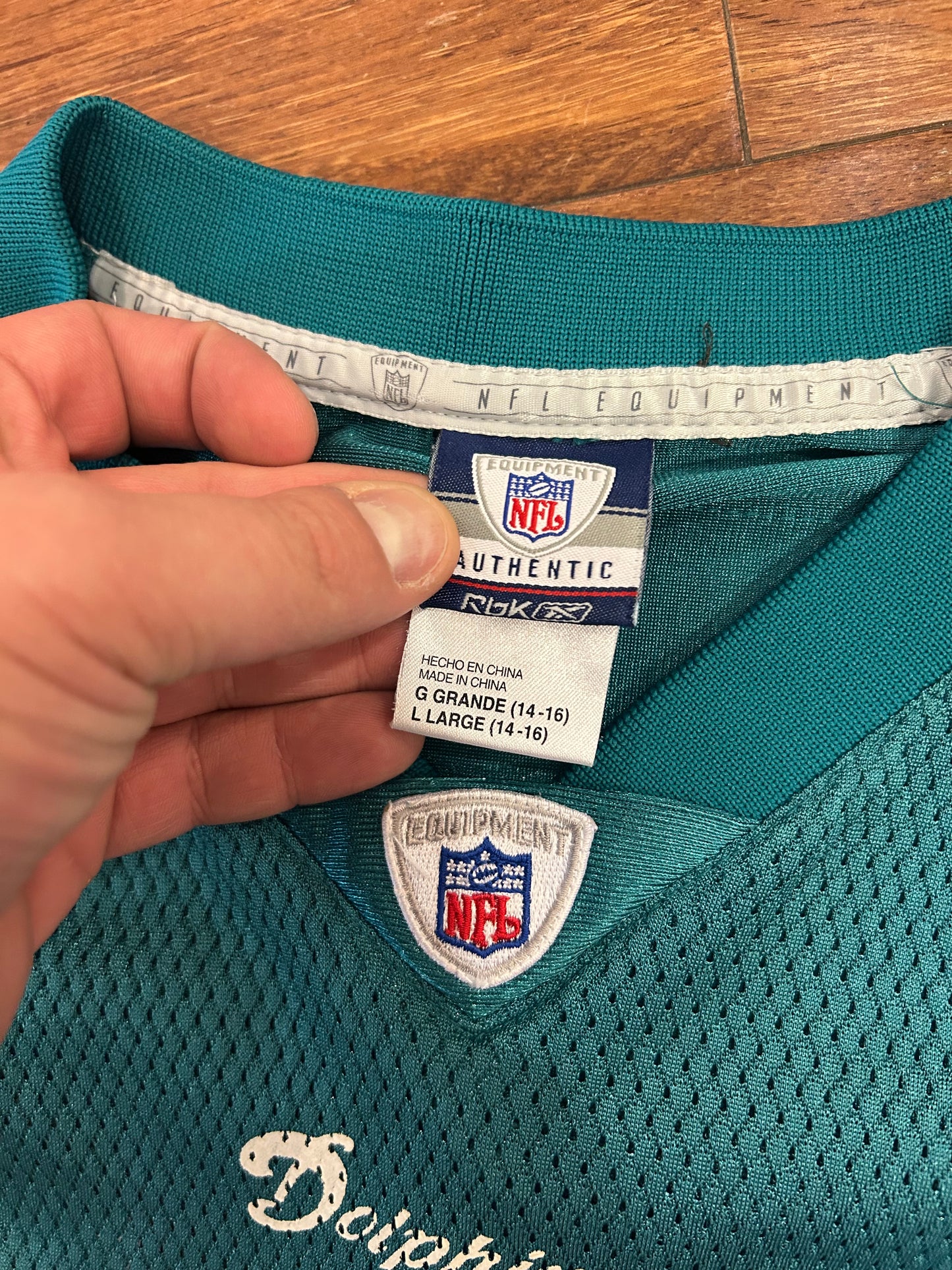 00s Miami Dolphins Jason Taylor #99 NFL Jersey (Youth L)