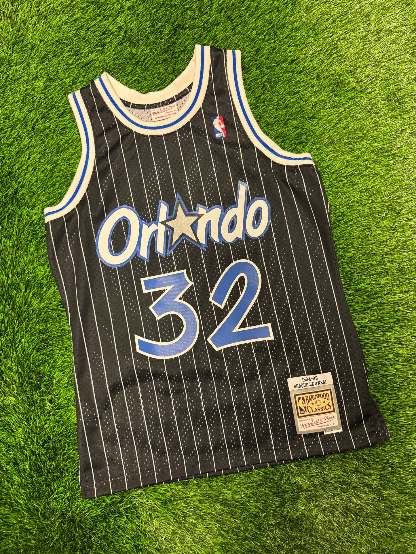 Orlando Magic Shaquille O'Neal Mitchell & Ness Hardwood Classics NBA Jersey (M)