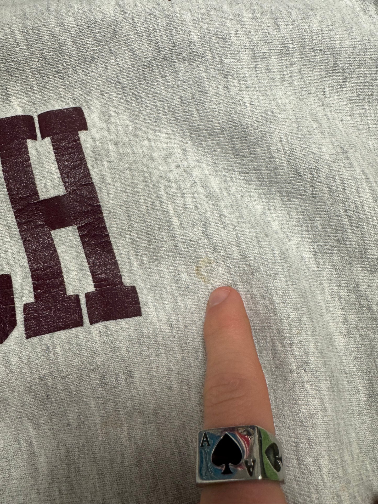 90s Virginia Tech University Champion Reverse Weave Vintage Crewneck (L)