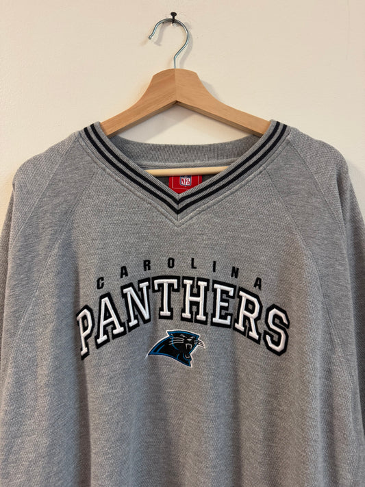 00s Carolina Panthers Embroidered NFL Crewneck (XL)