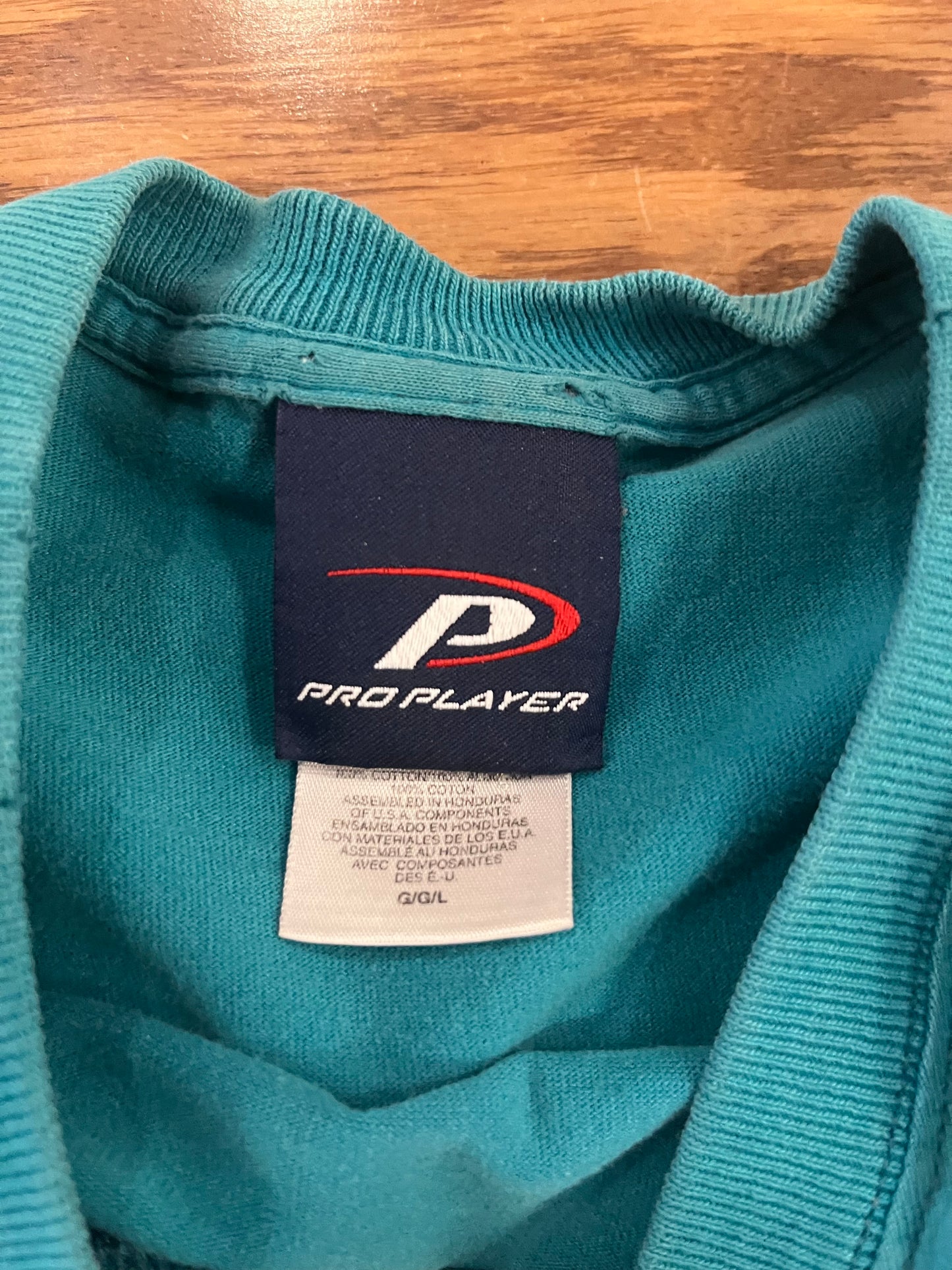 00s Jacksonville Jaguars Pro Player Teal Tee (L)