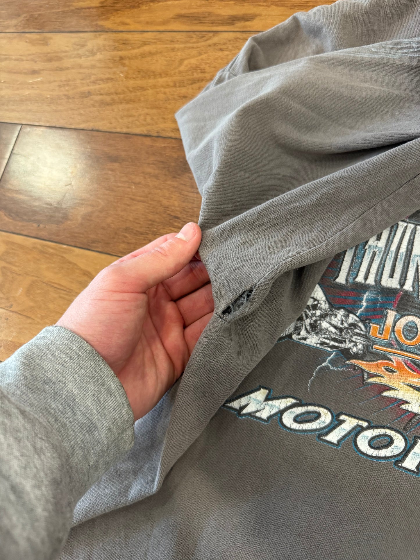 2012 Motorcycle Rally Johnstown, PA Biker Rally Long-Sleeve Shirt (L)