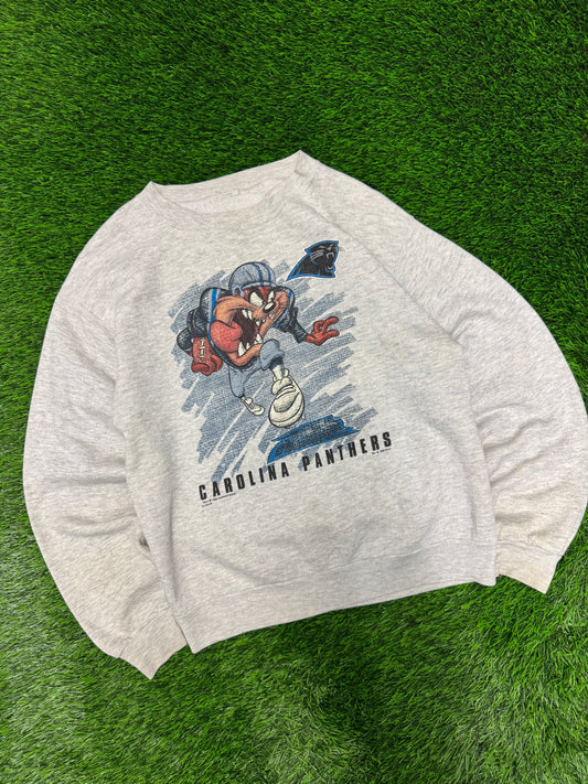 1998 Carolina Panthers Taz Graphic Crewneck (S)