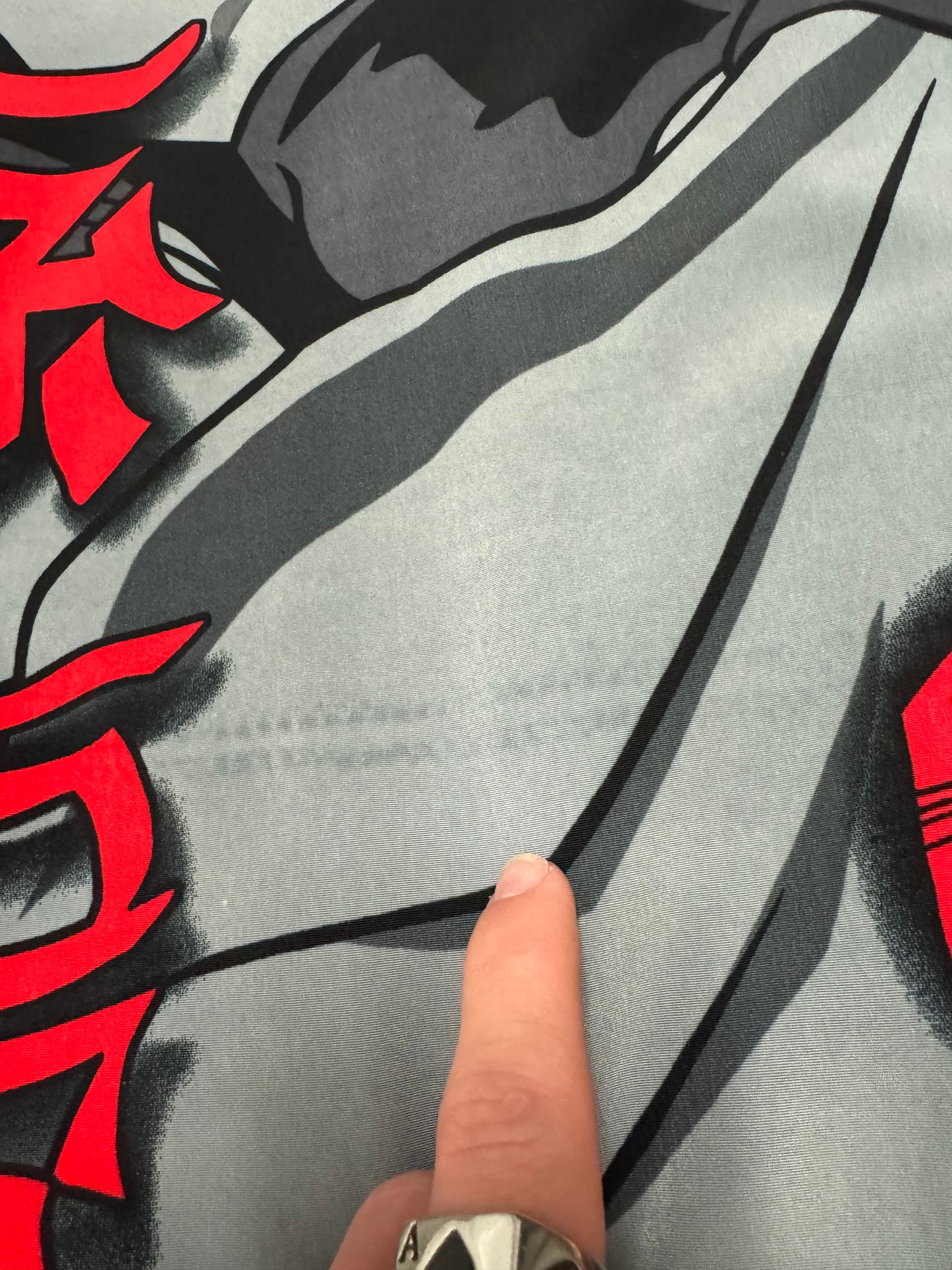 2001 Dragon Ball Z All Over Print Super Saiyan Button Up Oversized Shirt (S)