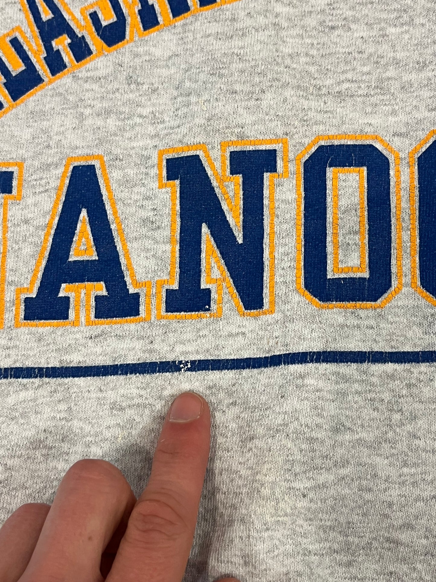 90s University Of Alaska-Fairbanks Nanooks Spell Out Crewneck (XL)