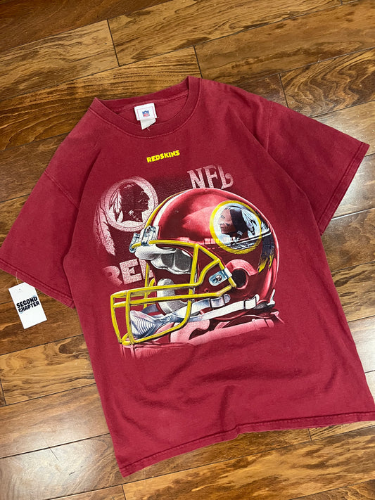 00s Washington Redskins NFL Helmet Tee (M)