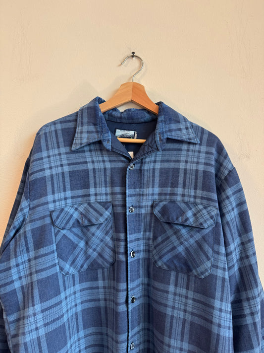 90s Field Master Plaid Essential Insulated Flannel (XL)