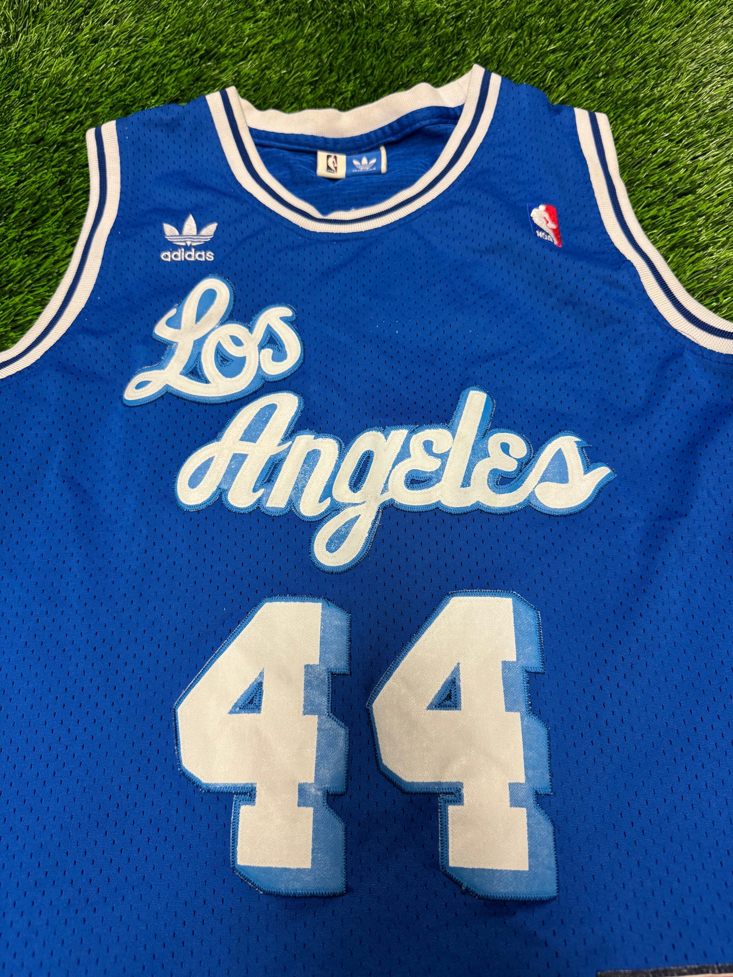 Los Angeles Lakers Jerry West #44 Adidas Hardwood Classics Throwback NBA Jersey (S)