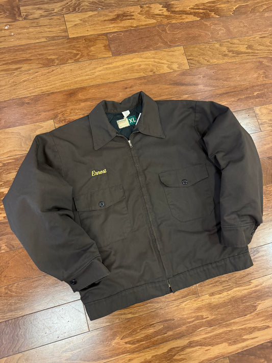 80s Wear Guard Mocha Ernest Boxy Jacket (XL)