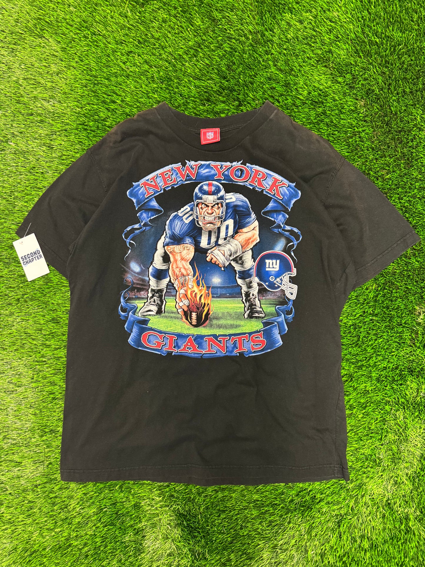 00s NY Giants Angry Center Tee (XL)