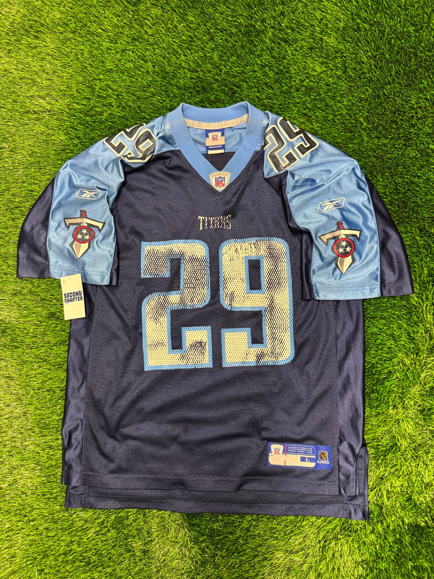 Tennessee Titans Chris Brown #29 Reebok Jersey (L)