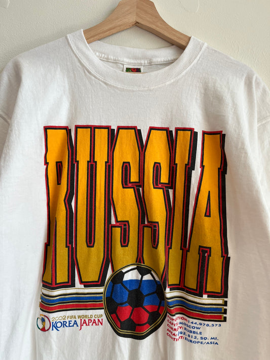 2002 Russia Vintage World Cup Tee (XL)