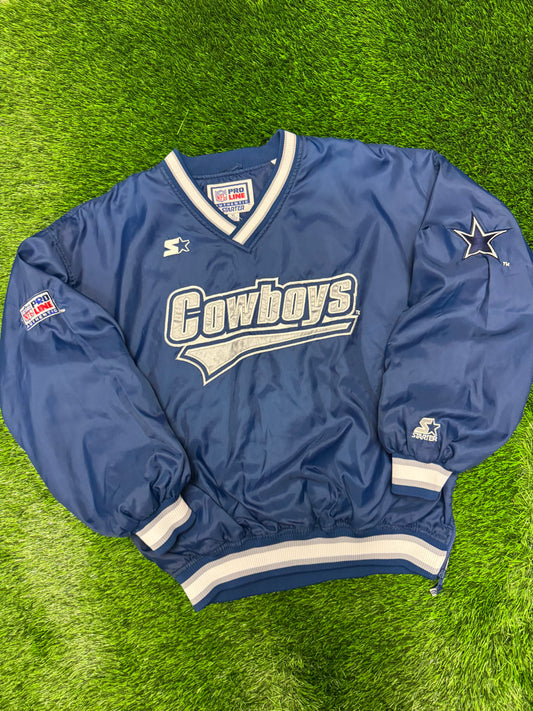 90s Dallas Cowboys Starter Spell Out Windbreaker (XL)