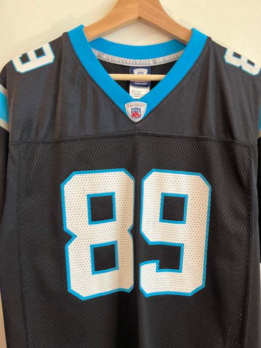 00s Carolina Panthers Steve Smith Reebok Home Jersey (Youth L)