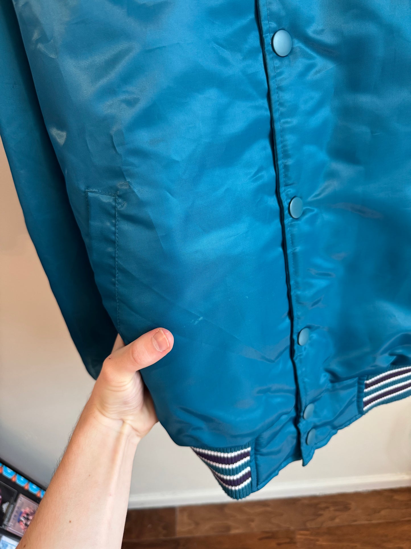 2010s Charlotte Hornets Starter Satin Jacket (S)