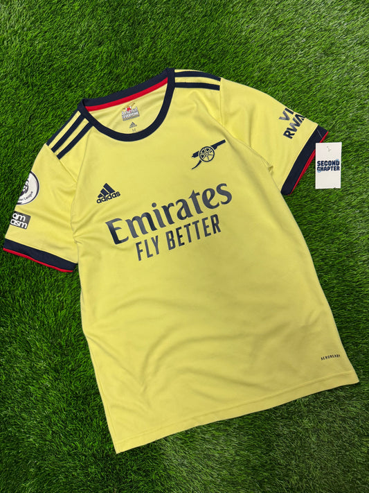 Arsenal Adidas Bukayo Saka #7 Away Soccer Jersey 2021-22 Kit (M)