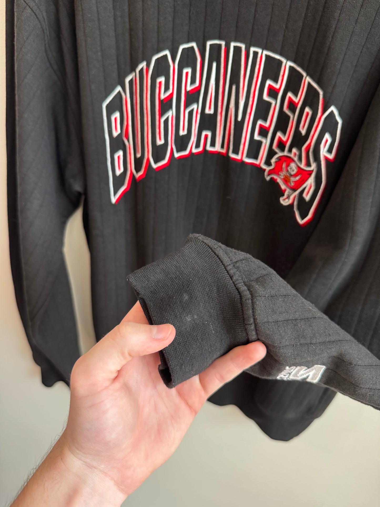 90s Tampa Bay Buccaneers Black Starter Crewneck (M)