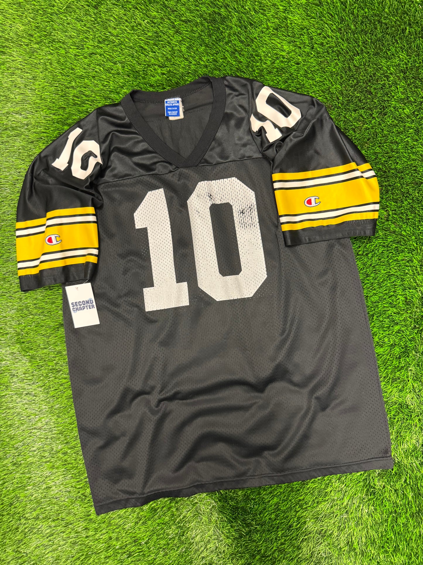 90s Pittsburgh Steelers Kordell Stewart Champion #10 Jersey (XL)