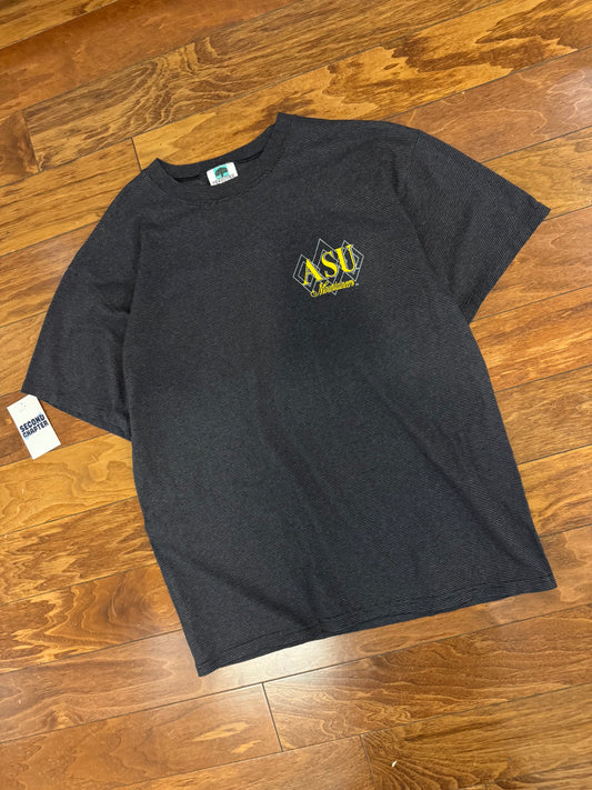 90s App State ASU Black Striped Tee (L)