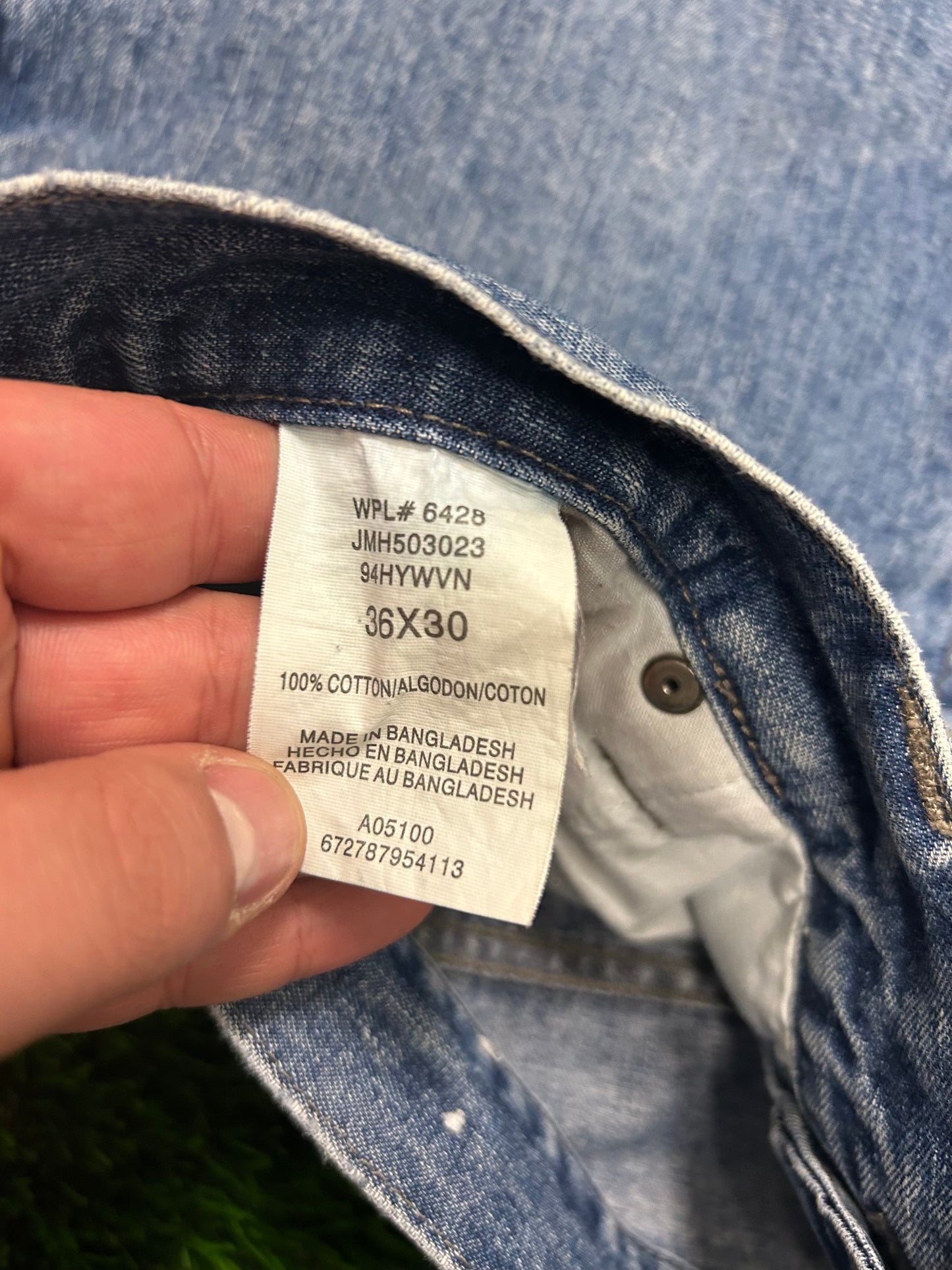 00s Wrangler WRG Jeans Carpenter Frayed Cut Shorts (36)