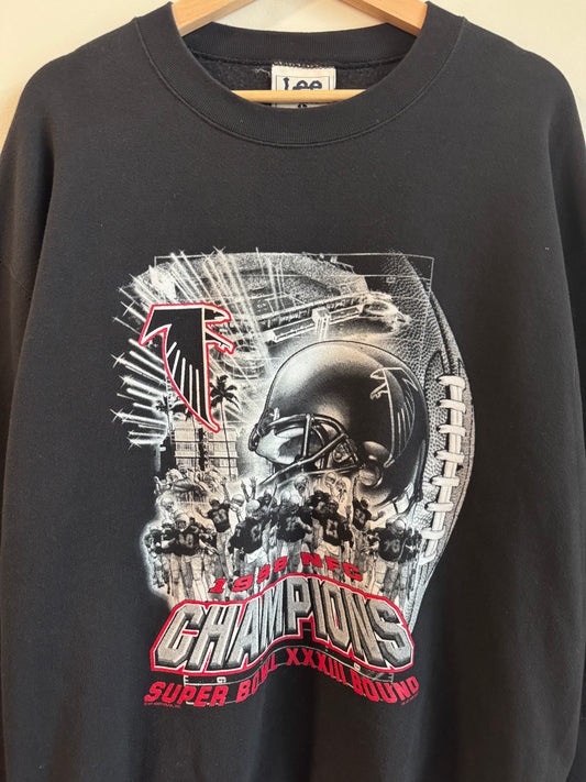 1998 Atlanta Falcons Lee Sports Crewneck (L)
