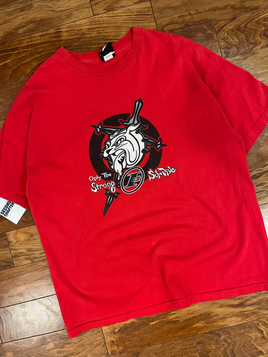 00s Allen Iverson Reebok I3 Bulldog Vintage Tee (XXL)