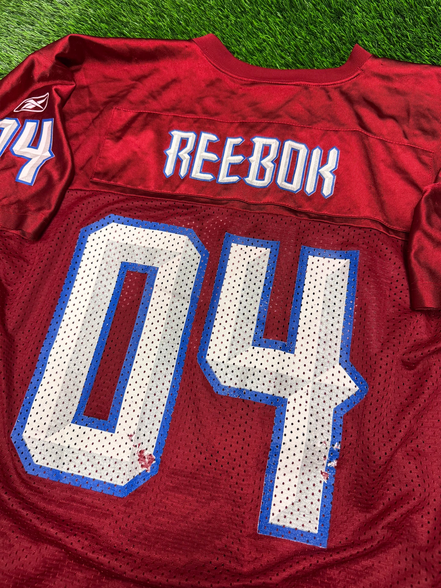 2004 Reebok Football #04 Logo Athletic Promo Jersey (L)