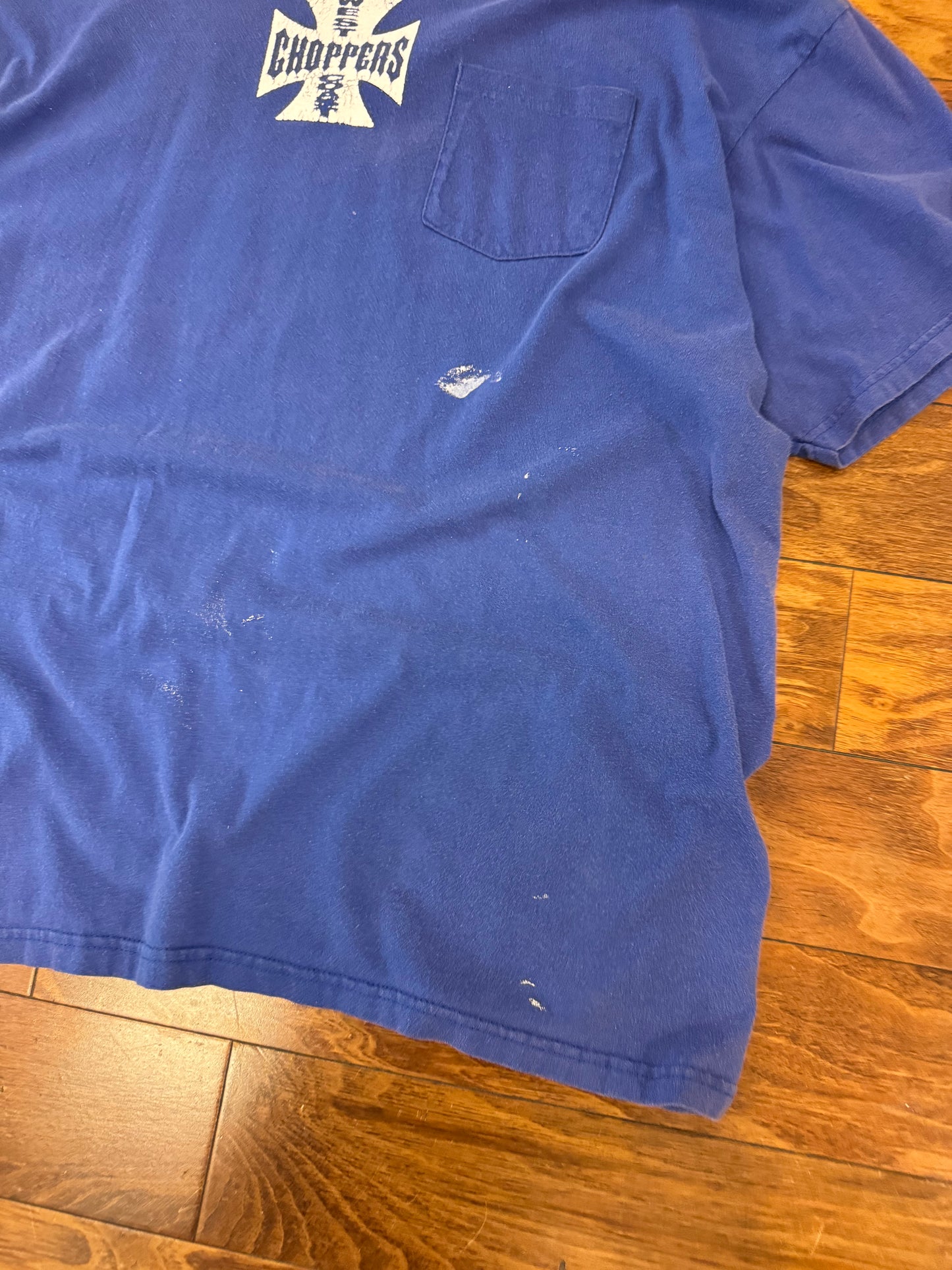 00s West Coast Choppers Blue Tee (XXL)