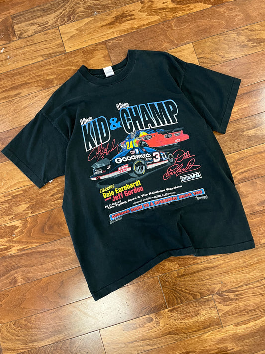 1995 Dale Earnhardt & Jeff Gordon Nascar Tee (XL)