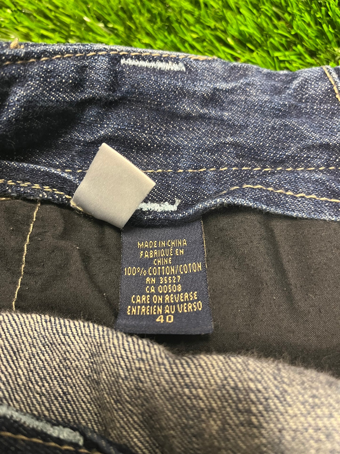 00s Marithe + Francois Girbaud Baggy Patched Jean Shorts (38)
