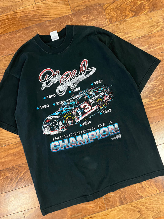 1994 Dale Earnhardt "Impressions of a Champion" Nascar Tee (XL)