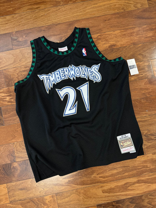 Timberwolves Garnett Mitchell & Ness Jersey (XXL)