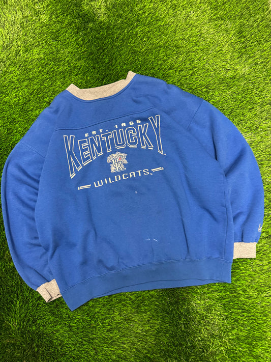 00s University of Kentucky Wildcats Lee Embroidered Vintage Crewneck (L)