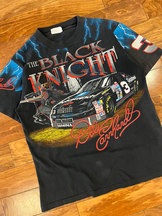 90s "The Black Knight" Nascar AOP Tee (L)