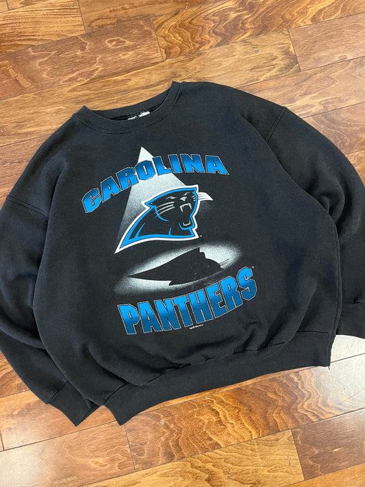 1993 Carolina Panthers Starter Shadow Crewneck (XL)