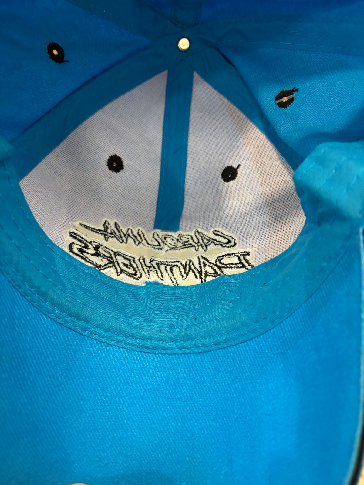 00s Carolina Panthers Cat Scratch Hat (OS)