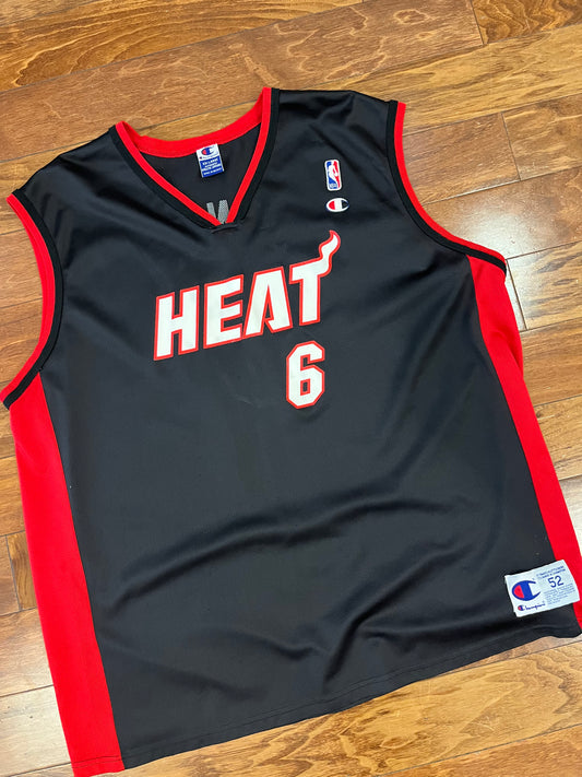 00s Miami Heat Eddie Jones #6 NBA Jersey (XXL)