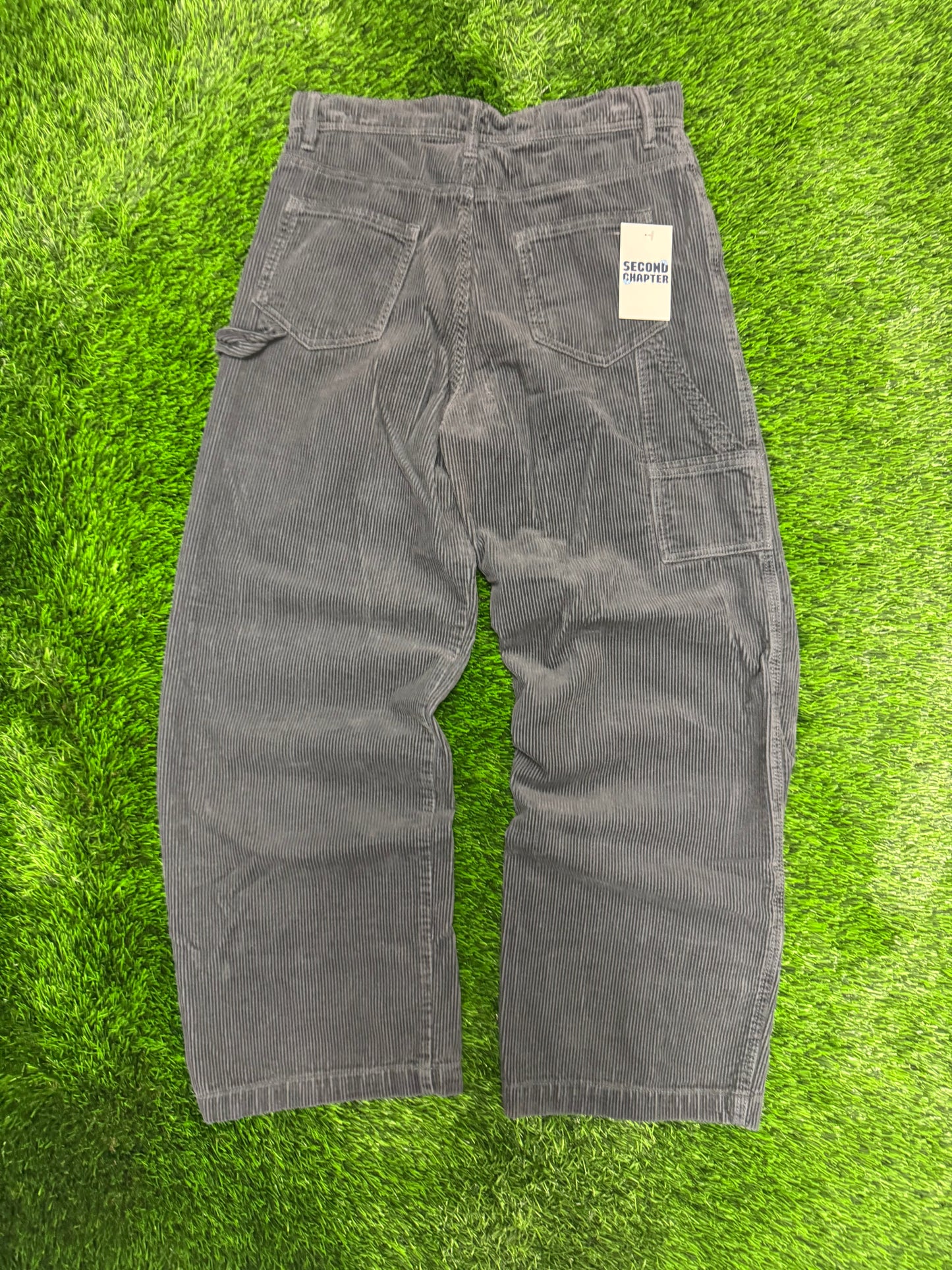 00s Vintage No Boundaries Double Knee Corduroy Baggy Carpenter Pants (30 x 30)