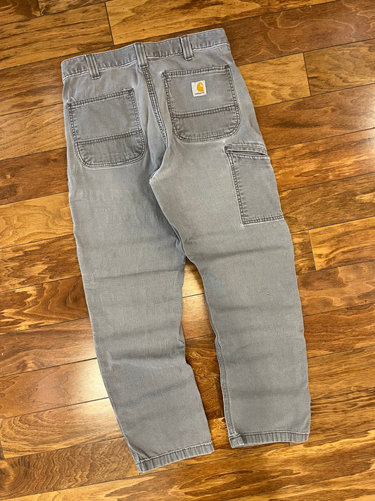 Carhartt Gray Relaxed Fit Pants (33 x 32)