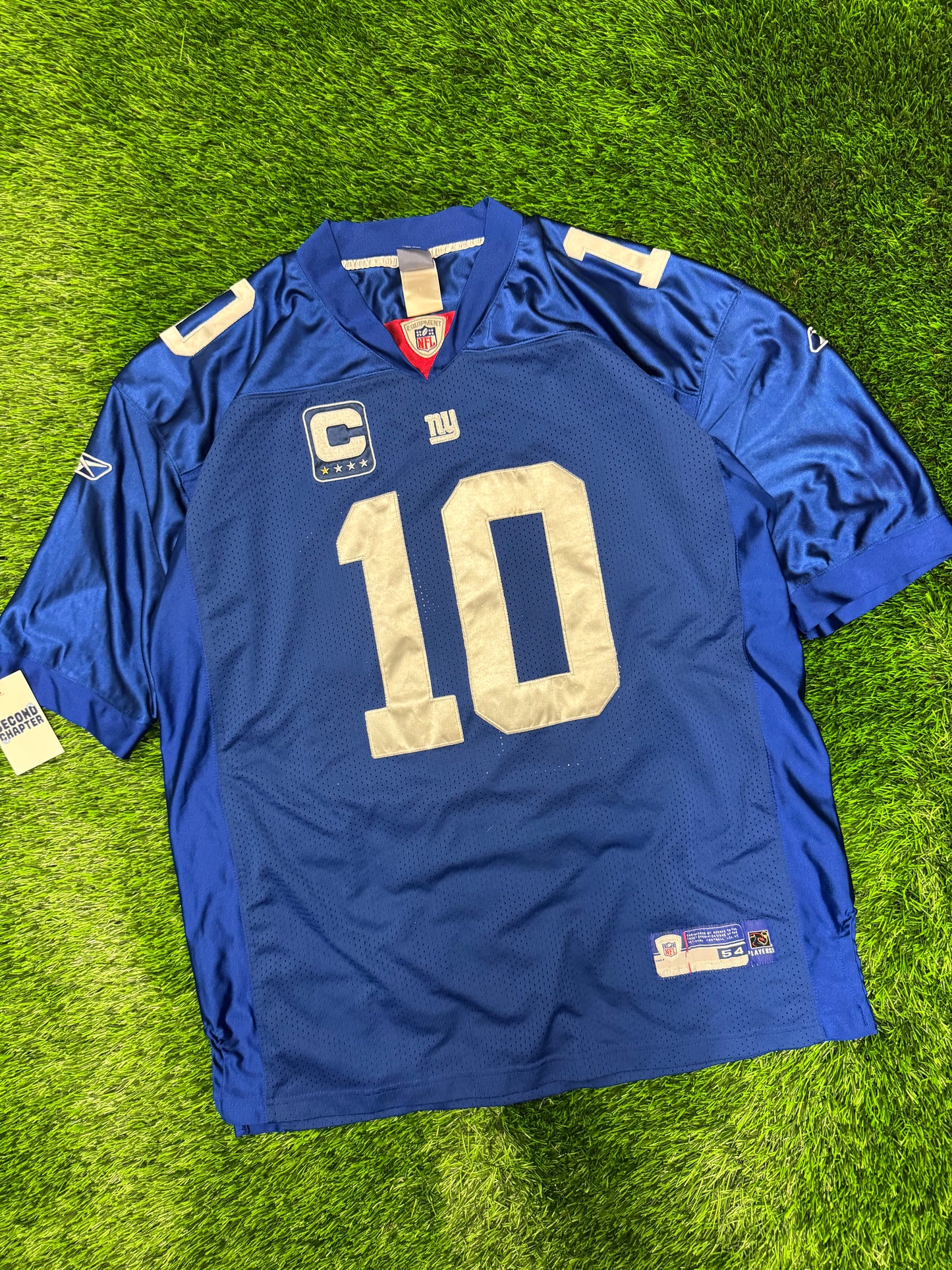 NY Giants Eli Manning #10 Captain Jersey (XXL)