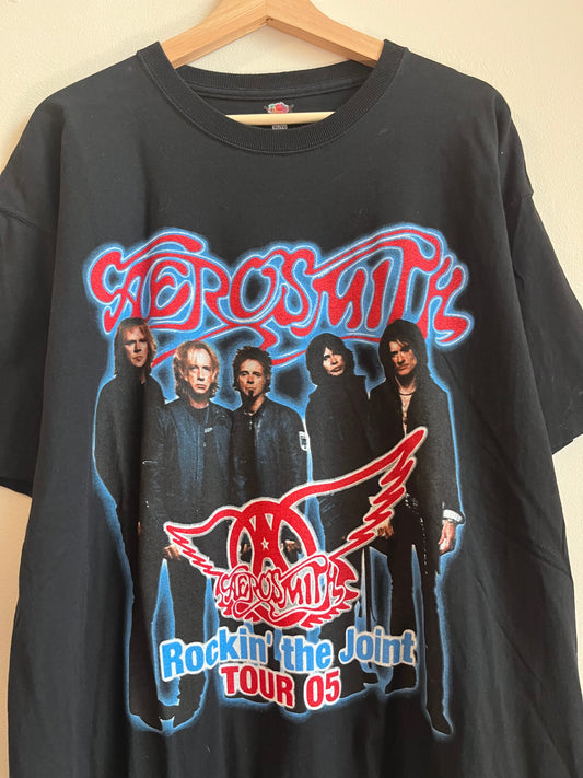 2005 Aerosmith "Rockin The Joint" Music Tour Tee (XL)