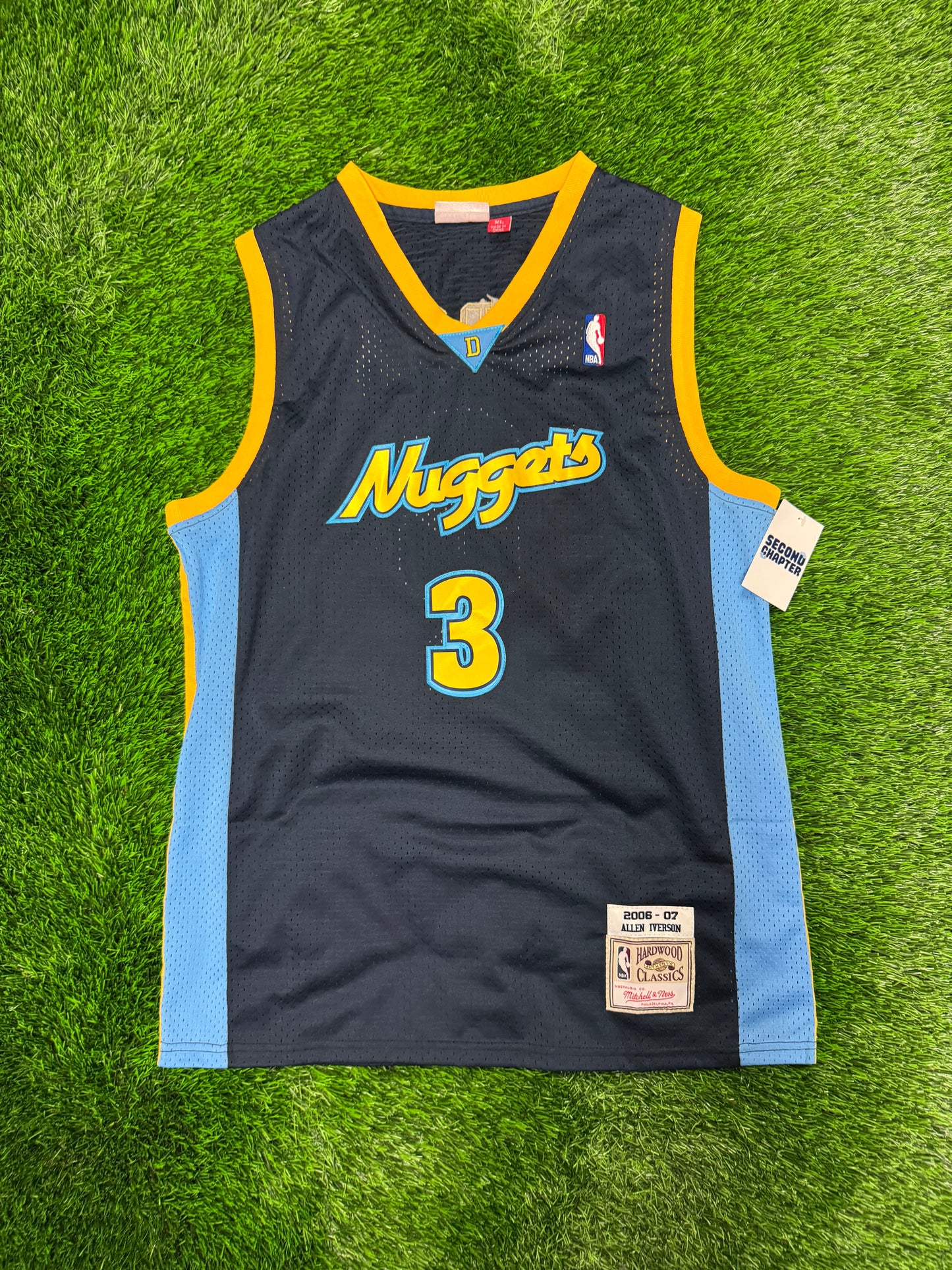 Denver Nuggets Allen Iverson Mitchell & Ness Hardwood Classics Jersey (XL)