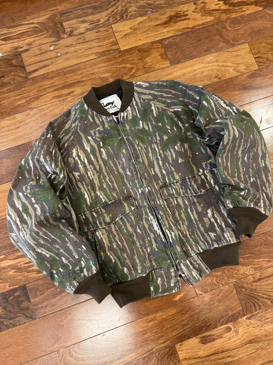 90s Camo Duxbak Zip Up Jacket (M)