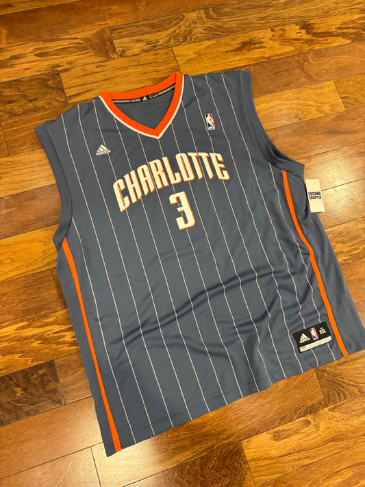 00s Gerald Wallace Charlotte Bobcats Jersey (XXL)