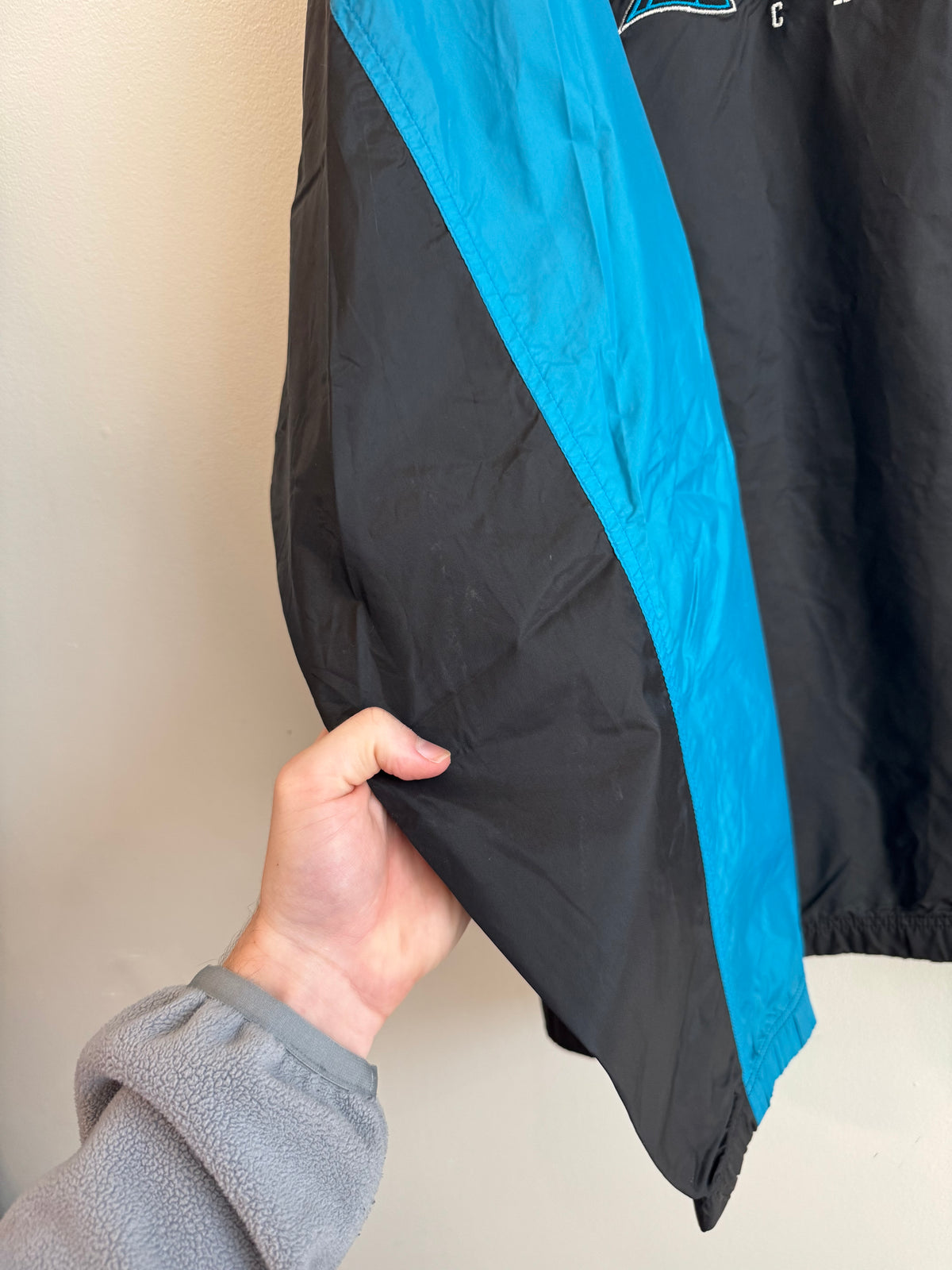 00s Carolina Panthers Reebok Two Tone Windbreaker (L)