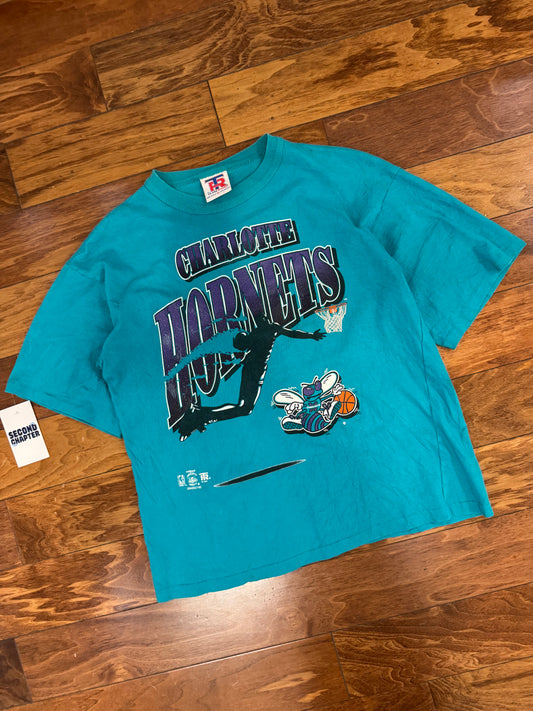1995 Charlotte Hornets Team Rated Tee (Youth L)