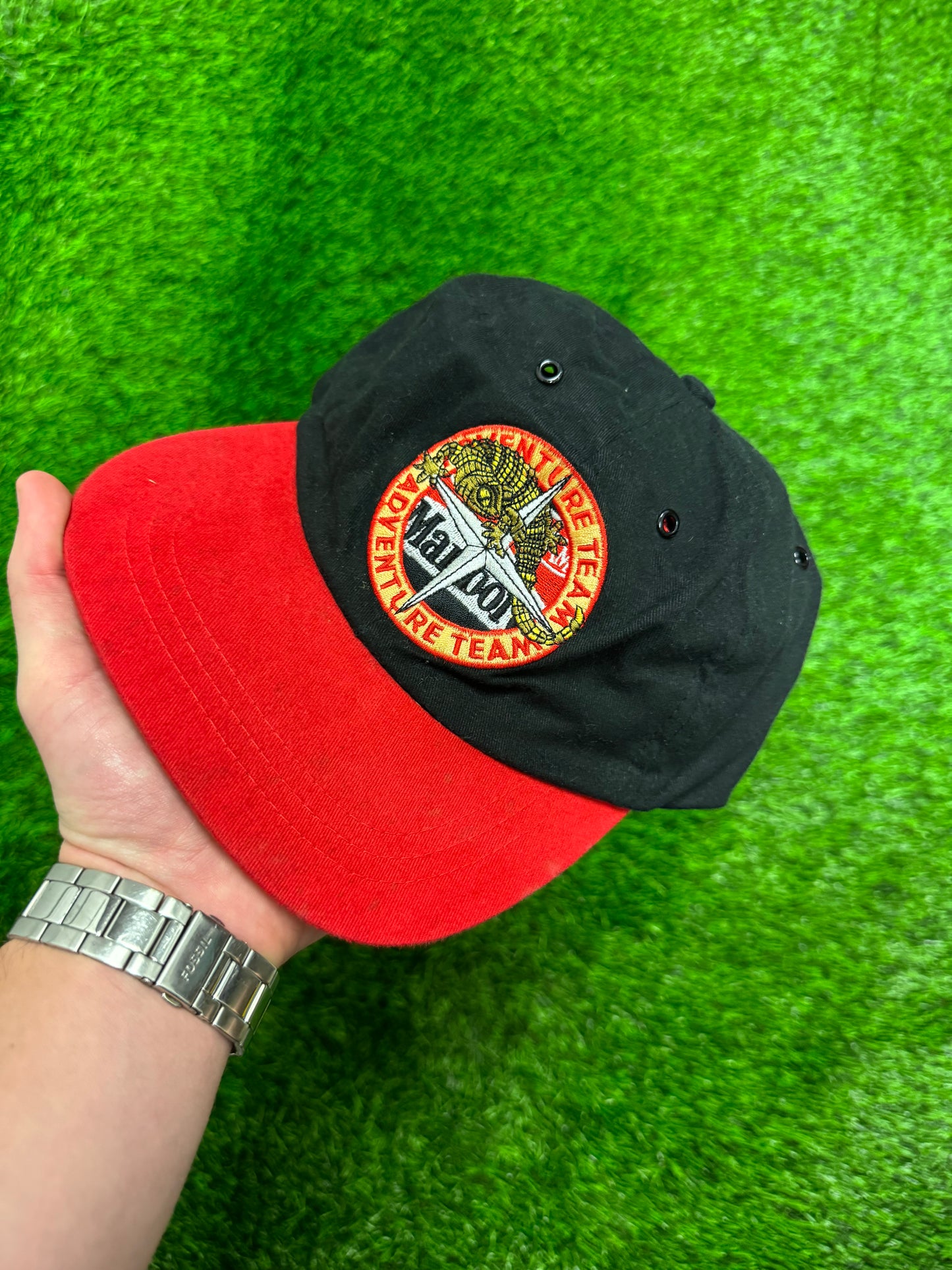 90s Marlboro Cigarettes Promo Adventures Vintage Snapback Hat (OS)