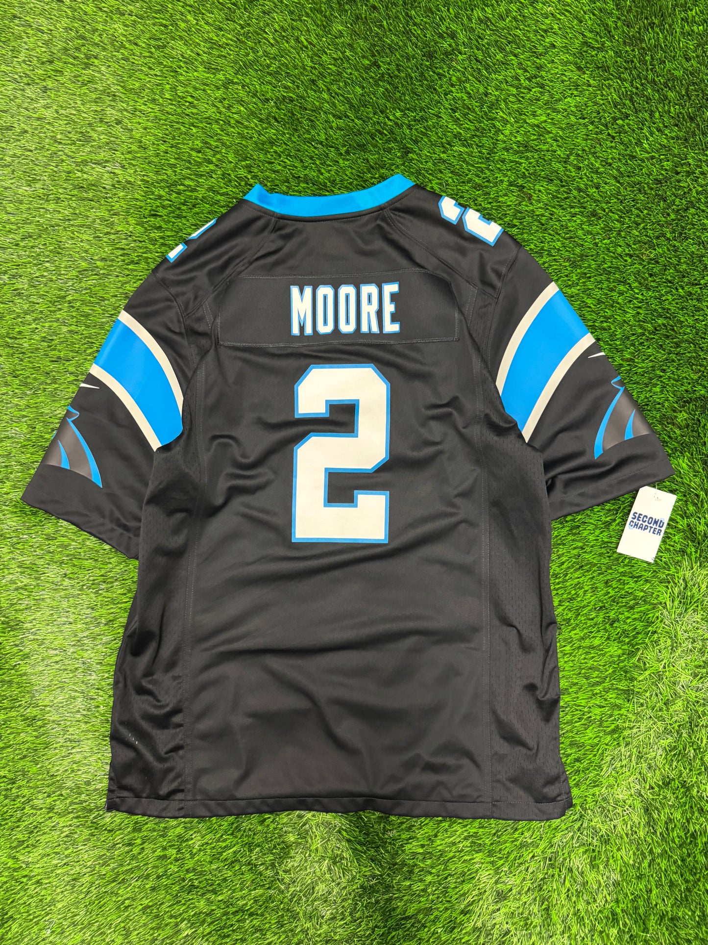 Carolina Panthers DJ Moore #2 Nike NFL Jersey (L)