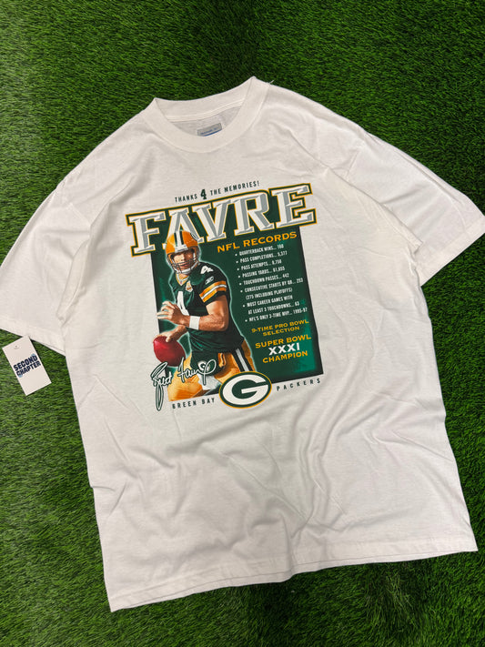 Green Bay Packers Brett Favre Tribute Reebok Tee (L)