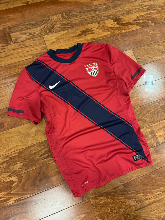 USA National Team World Cup Red Soccer Jersey 2010 Kit (M)